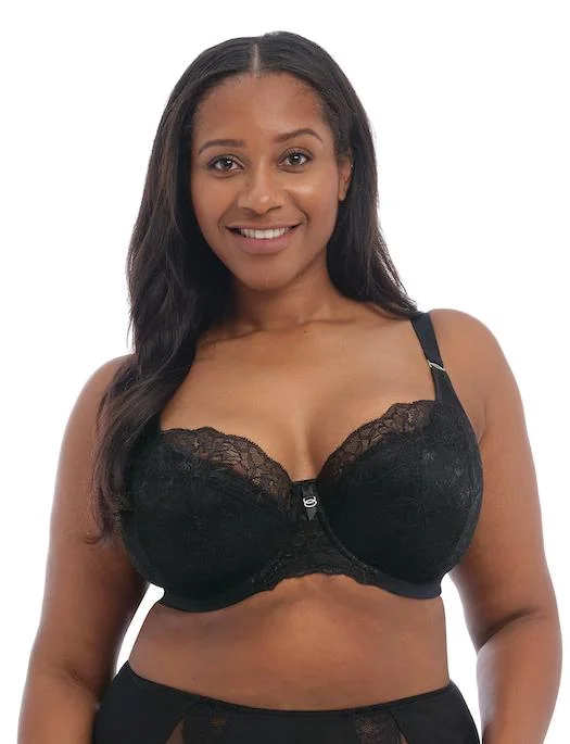 breathable mesh underwear-Elomi Brianna Underwire Padded Half Cup Bra