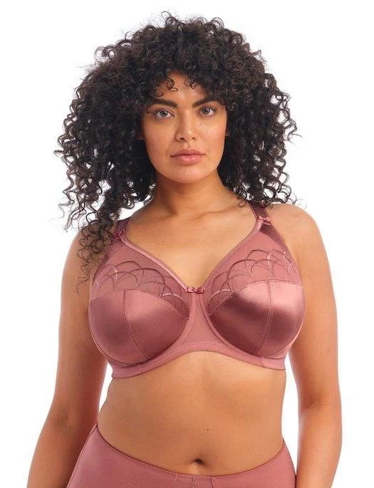 women’s cozy thong-Elomi Cate Full Cup Bra, ROSEWOOD