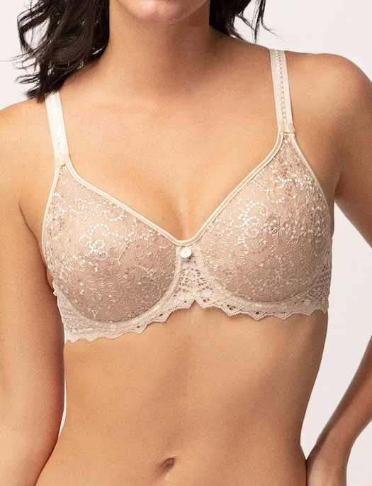 soft microfiber underwear-Empreinte Cassiopee Seamless Full Cup Bra