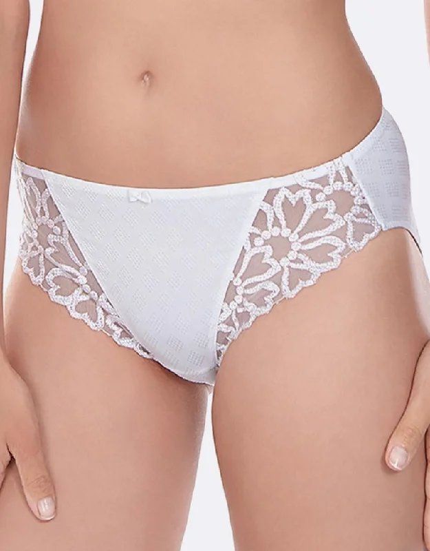 women’s shaping briefs-Fantasie Jacqueline Brief White