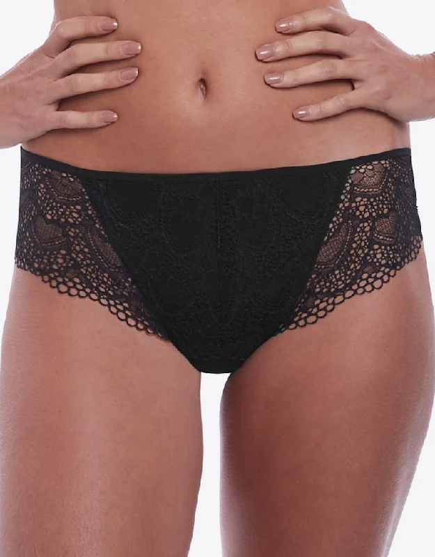 comfy bamboo panties-Fantasie Twilight Brazilian Thong Black