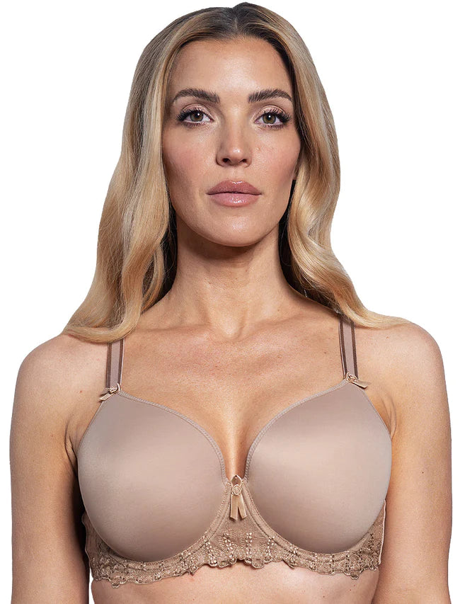 breathable bikini underwear-Fit Fully Yours Elise Mocca/Underwire Moulded Cup (#B1812)