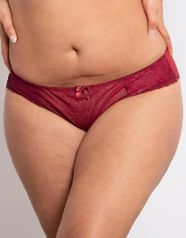 women’s period thong-Flirtelle Eve Brazilian Brief Rouge/Latte