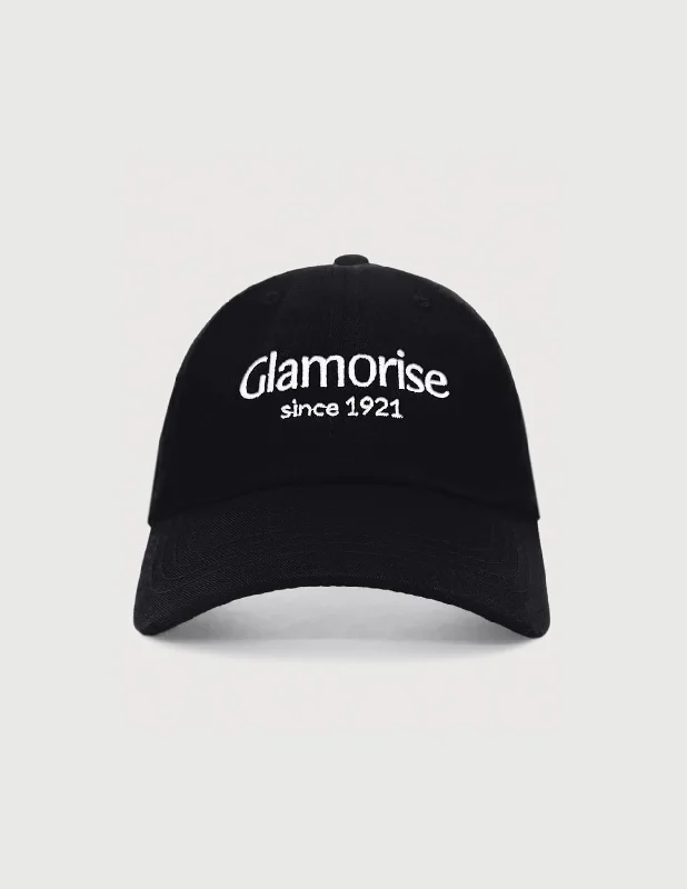 floral mesh panties-Glamorise Logo Hat Black