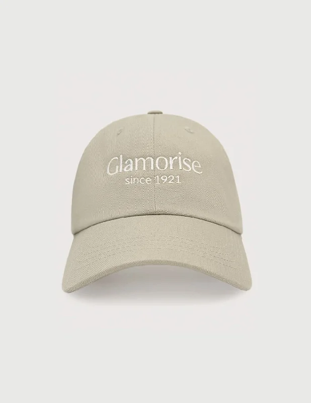 women’s luxury boyshorts-Glamorise Logo Hat Stone