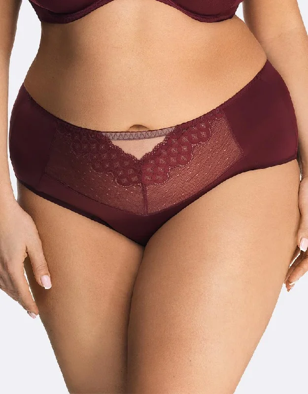 comfy mesh underwear-Gorsenia Manila Brief Bordeaux