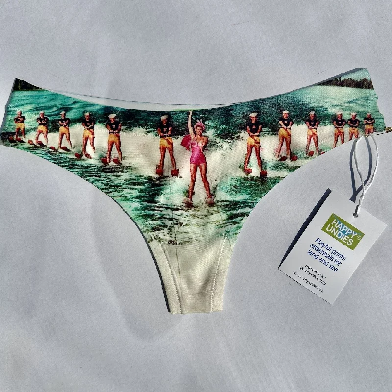 breathable silk panties-Happy Undies Water Woman String