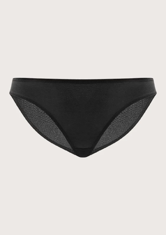 women’s satin briefs-Billie Smooth Sheer Mesh Bikini Underwear