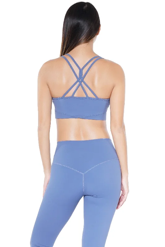 women’s cozy underwear-Huit Bien-etre Criss-Cross Sports Bra