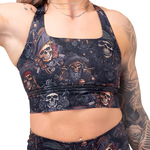 breathable bikini underwear-Longline Bra | Pirates Booty