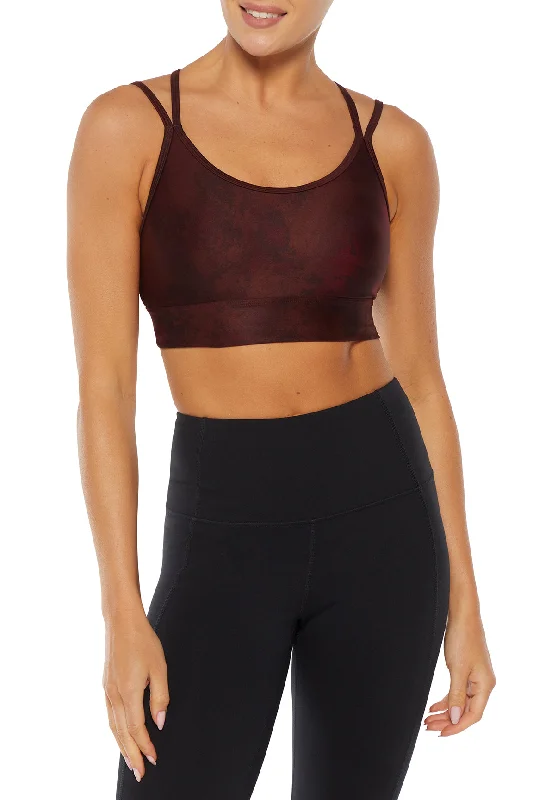 high-waisted silk underwear-Cynthia Sports Bra