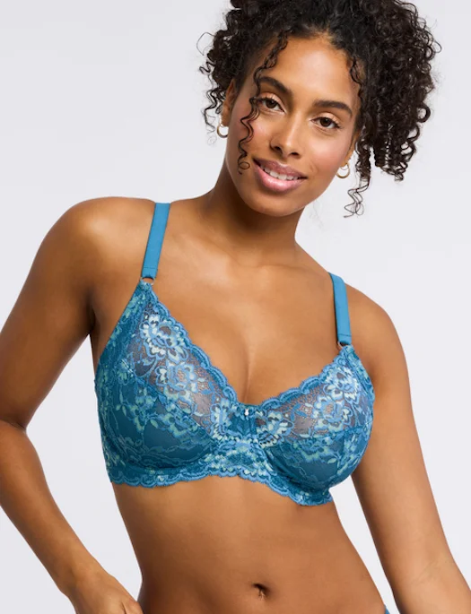 comfy stretch panties-Montelle Muse Full Cup Lace Bra