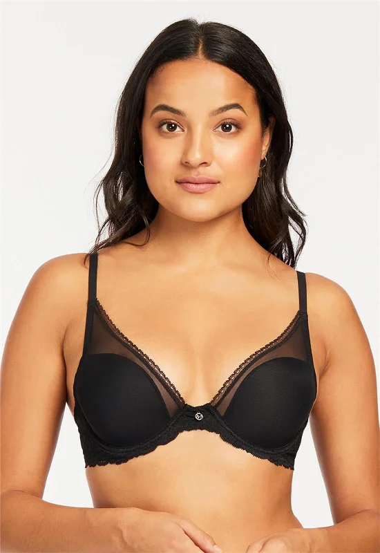 high-waisted briefs-Mystique Plunge Bra