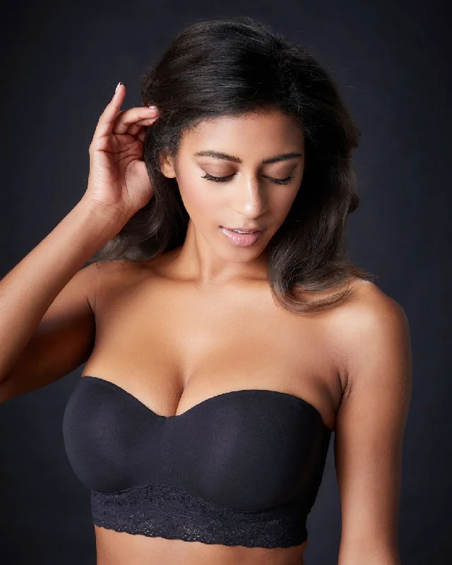 seamless hipster panties-Bliss Perfection Strapless Contour Underwire Bra