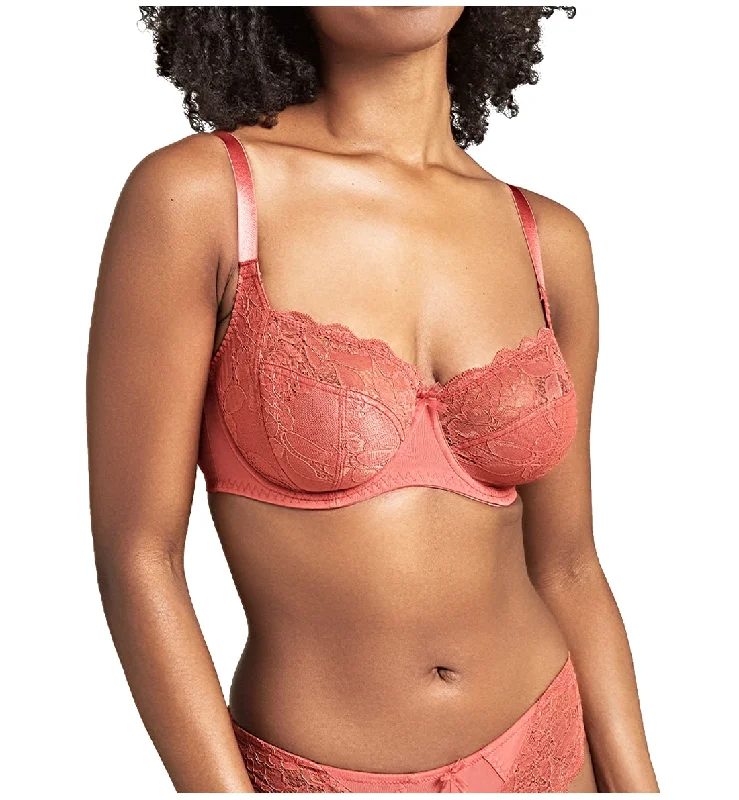 cozy flannel underwear-Panache Imogen Balconnet Underwire Bra (10161) - Garnet Rose