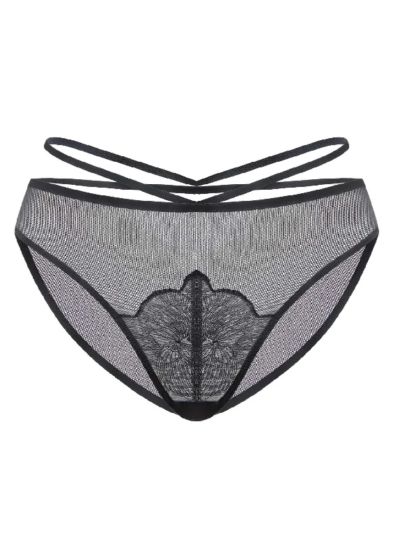 women’s luxury boyshorts-Pansy Lace Bikini Underwear