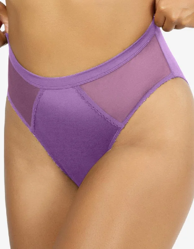 breathable sports underwear-Parfait French Cut Brief Light Orchid