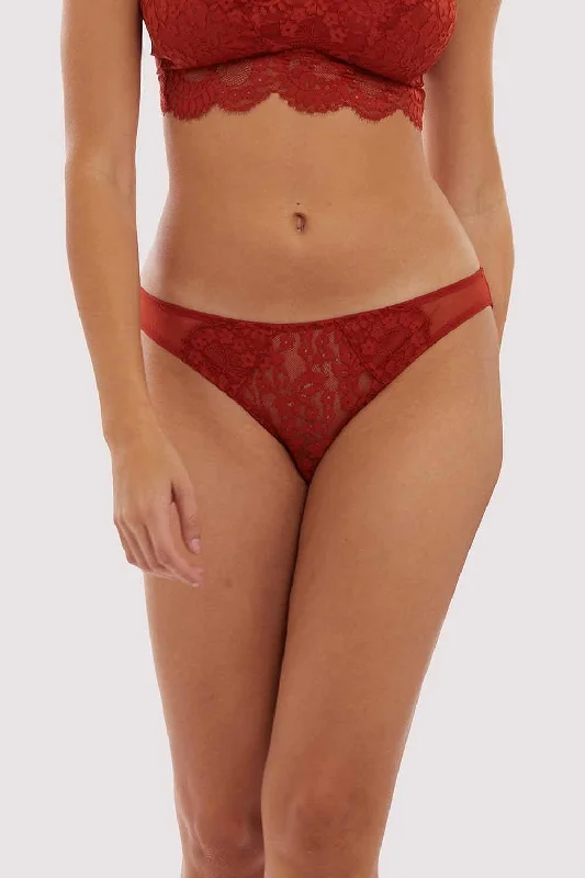 comfy bamboo panties-Emma Ginger Brazilian Brief