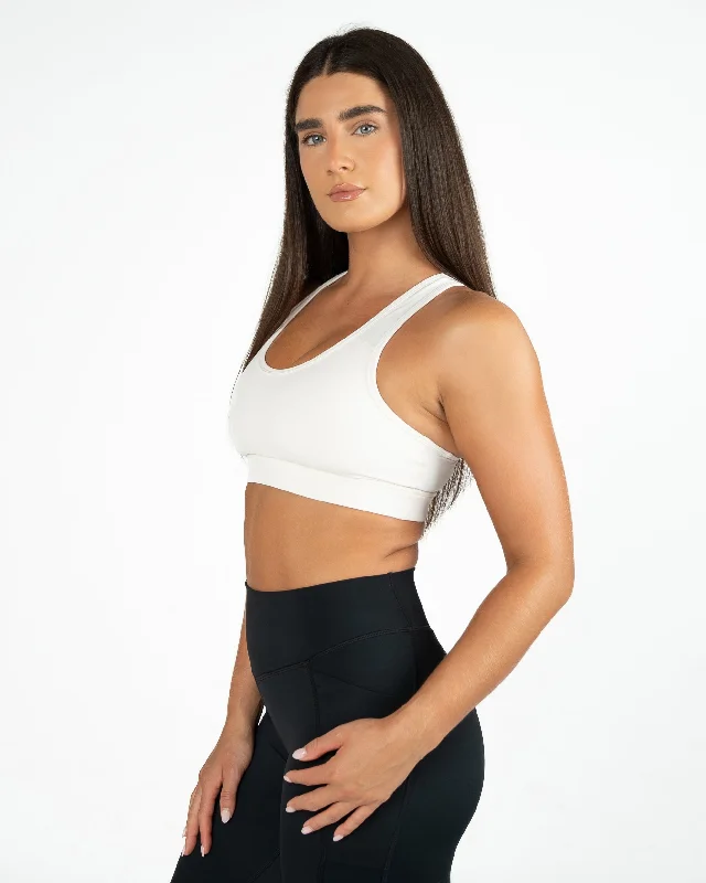 high-waisted cotton panties-Lux Sarah Sports Bra - Jet Stream