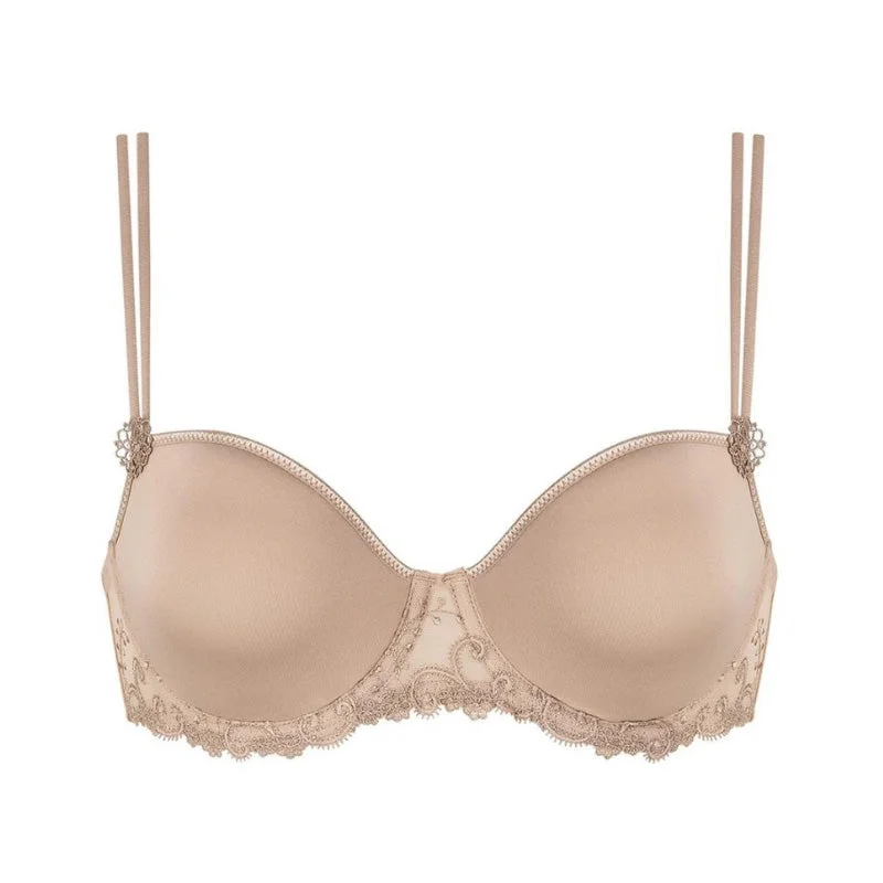 women’s cheeky panties-Simone Perele Delice 3D Molded Bra - Nude