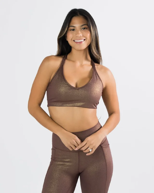 seamless hipster panties-Skin Move Bra - Fossil Shimmer