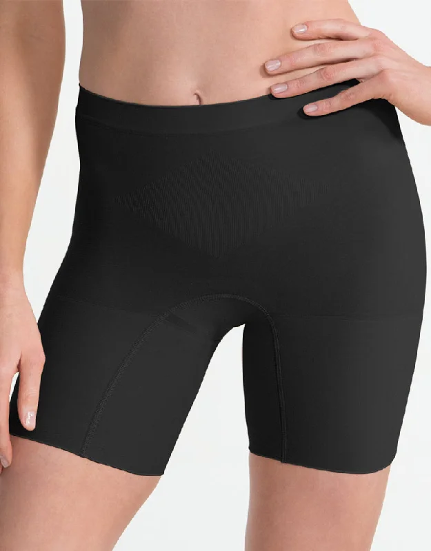 soft microfiber underwear-SPANX Power Short Black