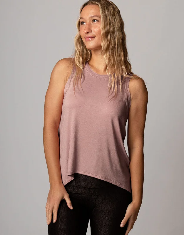 seamless lace underwear-Sunday Tank Pale Mauve