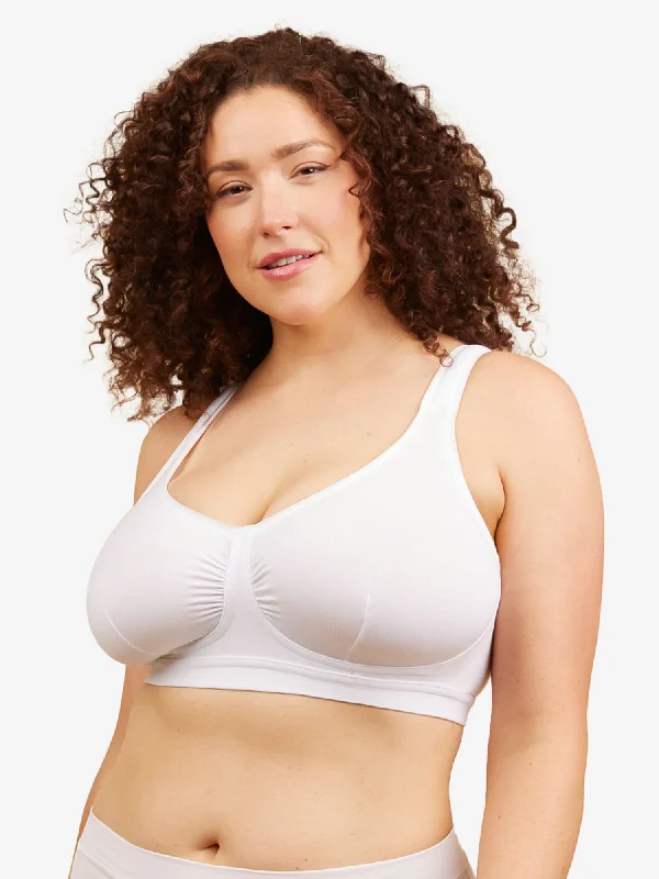 soft bamboo panties-The Evie - All-Day Cotton Comfort Bra