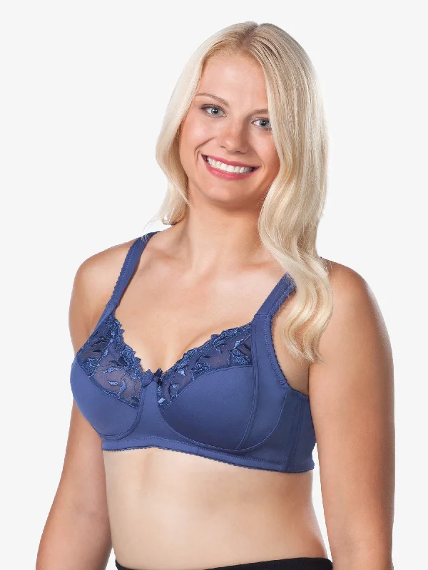 breathable lace thong-The Jayne - Lace Half-Cup Wirefree Bra