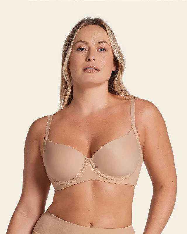 lightweight mesh underwear-Supportive Contouring Bra with Underwire