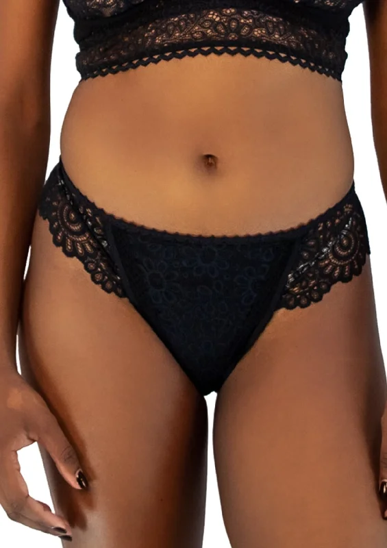 women’s period briefs-Up All Night Lace Thong