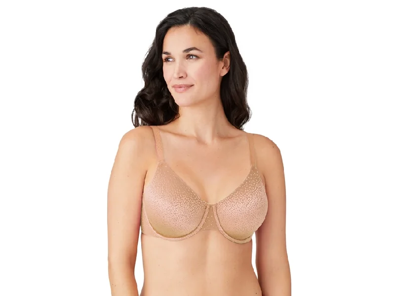 stretchy lace thong-Wacoal Back Appeal Underwire Bra - Praline