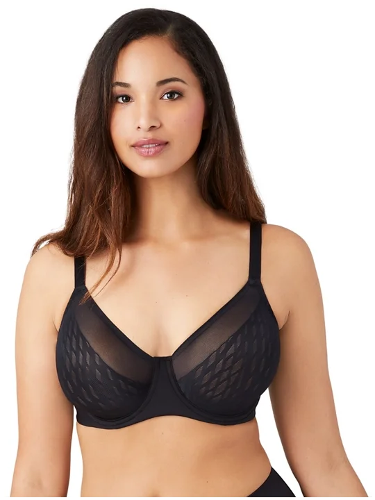 women’s shaping briefs-Wacoal Elevated Allure Underwire Bra - Black