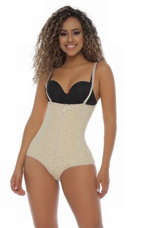 lightweight cotton panties-Classic Bottom Firm Body Shaper With Front Zipper