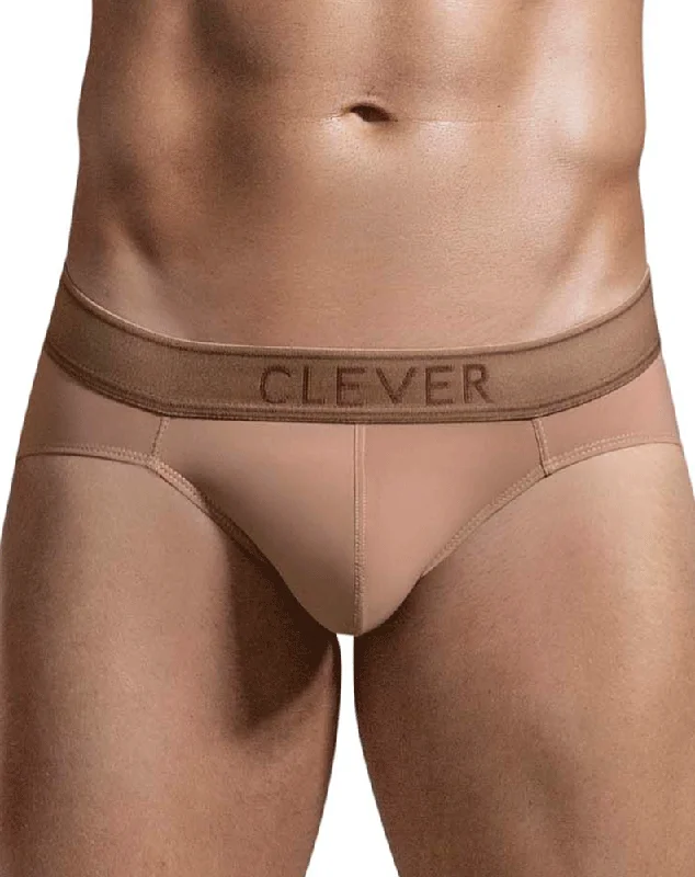 men’s soft boxers-Clever 1670 Britanica Briefs Brown