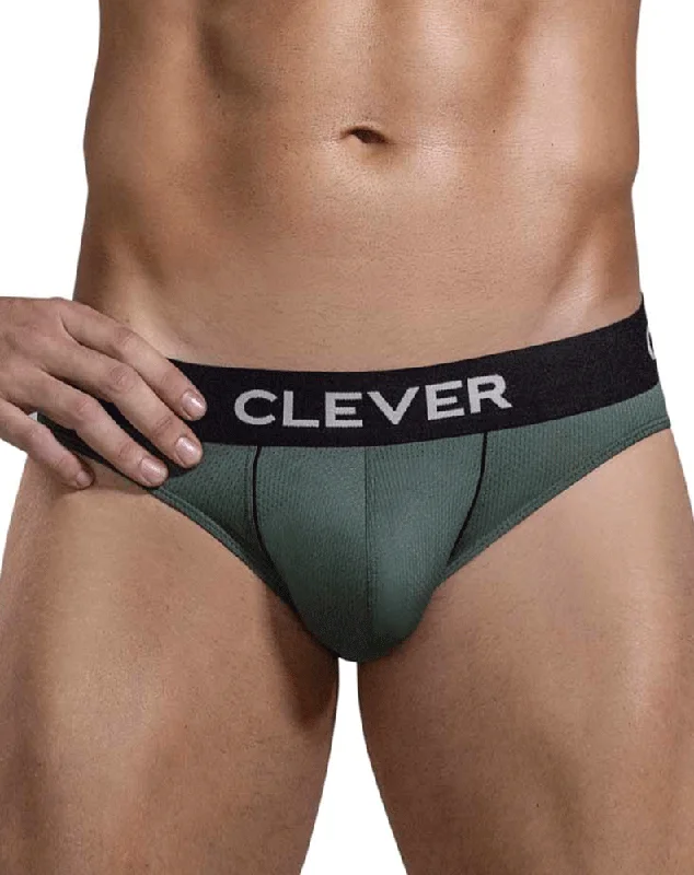 trendy boxer shorts-Clever 1672 Kalipso Briefs Green