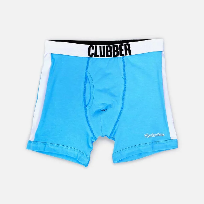 durable bamboo underwear-ROCKY III 'CLUBBER LANG' BLUE BRIEF