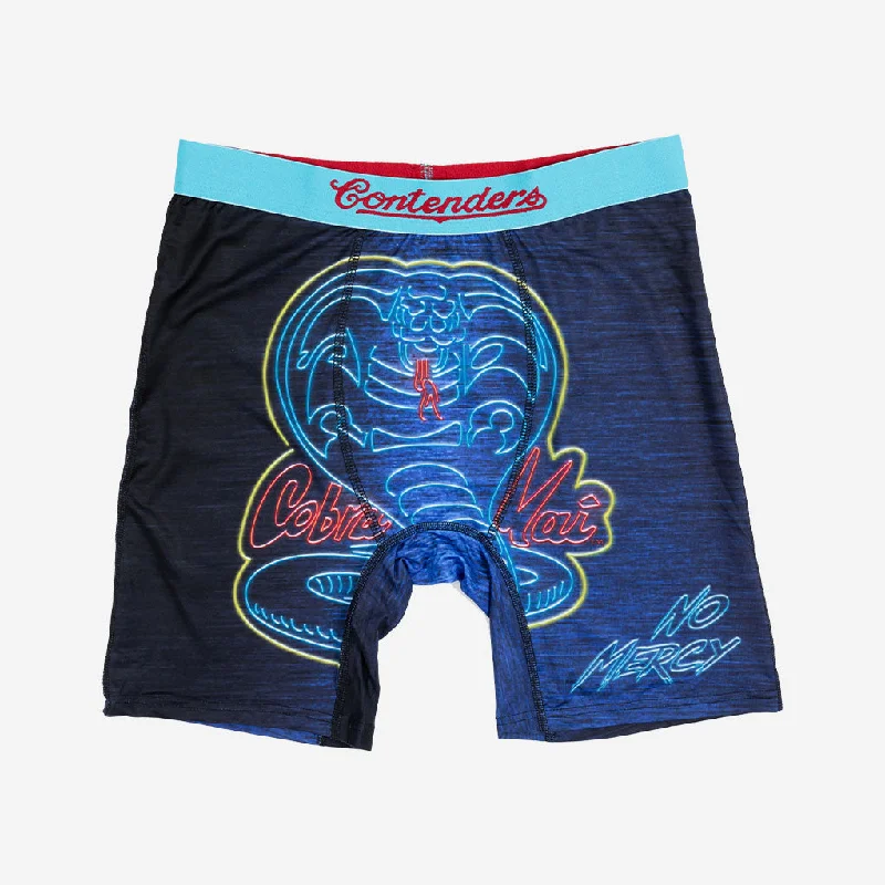 breathable sports briefs-COBRA KAI NEON NO MERCY BRIEF