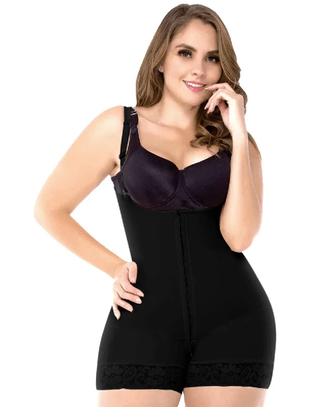 trendy satin underwear-Fajas Uplady Butt Lifting Curvy High Compression Shapewear