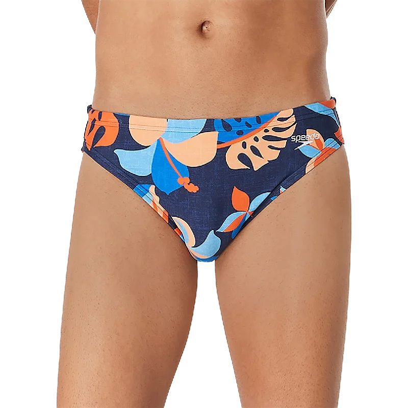 breathable bamboo boxers-Floatable Floral Beachstar Brief