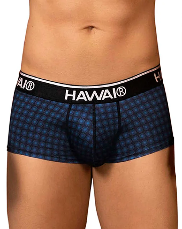 durable bamboo underwear-Hawai 42430 Printed Briefs Blue