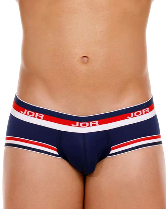 moisture-wicking athletic underwear-Jor 2062 Sailor Briefs Blue