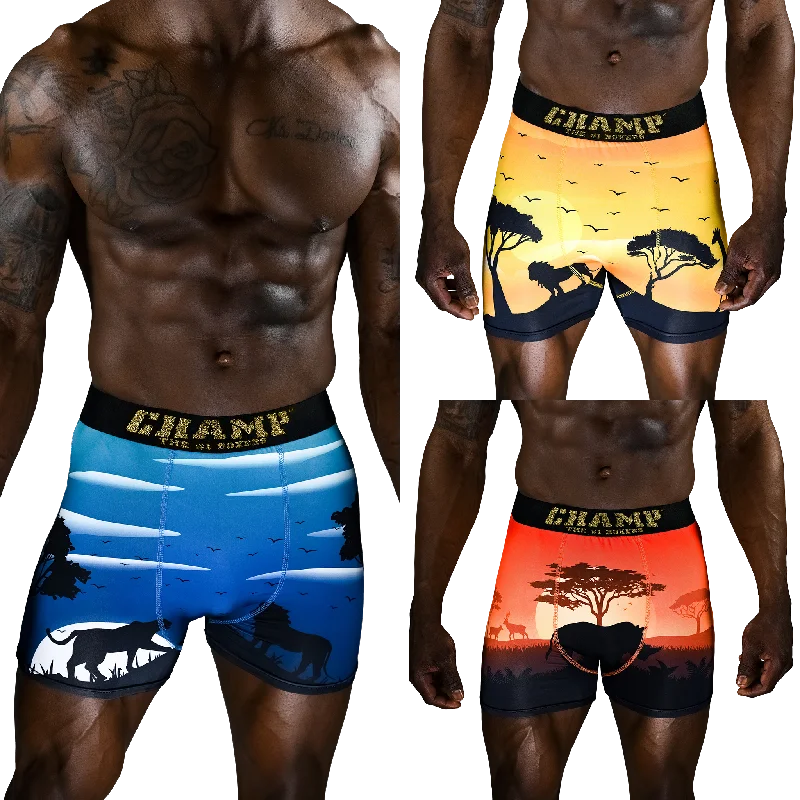 men’s cozy athletic underwear-KingLion Edition (No Fly)