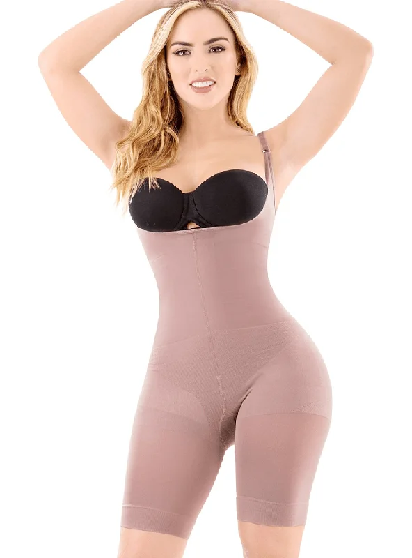 seamless cotton briefs-Laty Rose Butt Lifter Tummy Control Open Bust Body Shaper