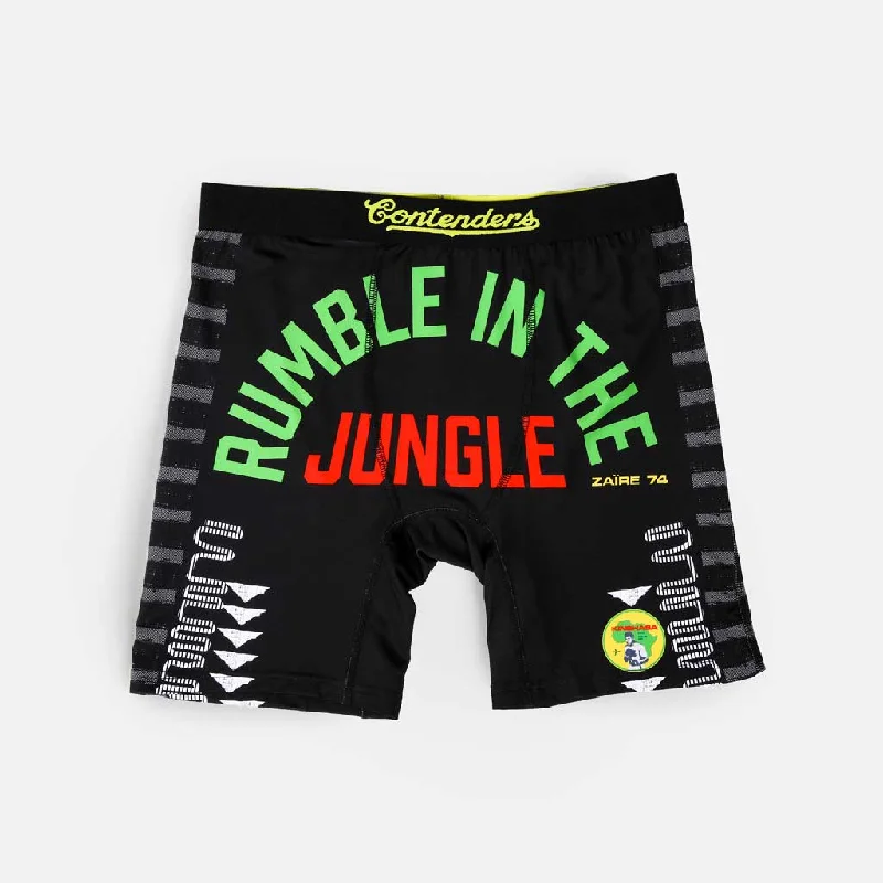 men’s supportive silk boxers-MUHAMMAD ALI RUMBLE BRIEF