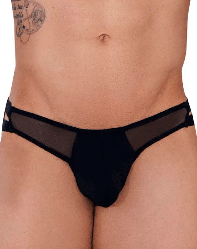 men’s sports briefs-Pikante 1291 Sziget Briefs Black