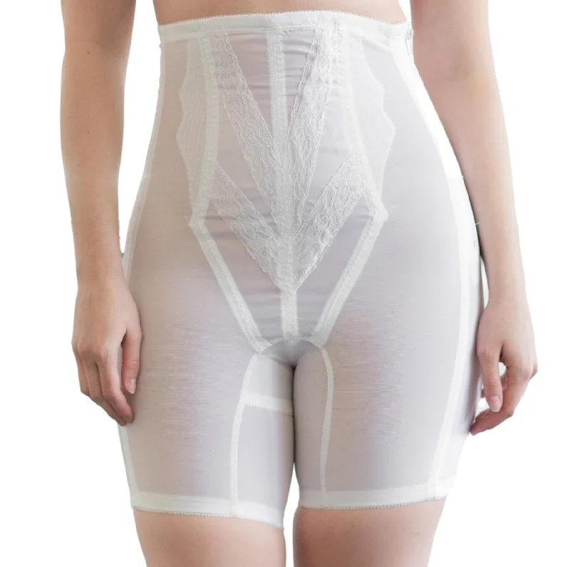 seamless thong underwear-Style 6210 | High Waist Half Leg Extra Firm Shaping