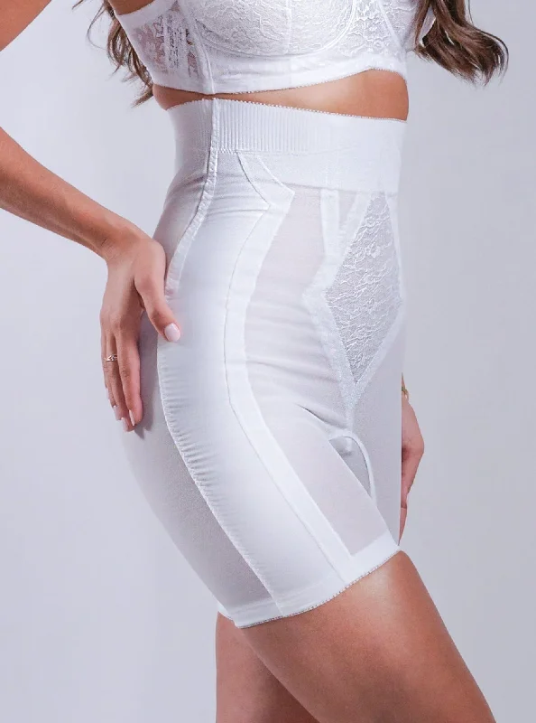 soft microfiber underwear-Style 696 | High Waist Leg Shaper Extra Firm Shaping